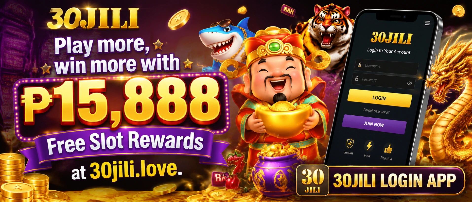 Slot category and game showcase image