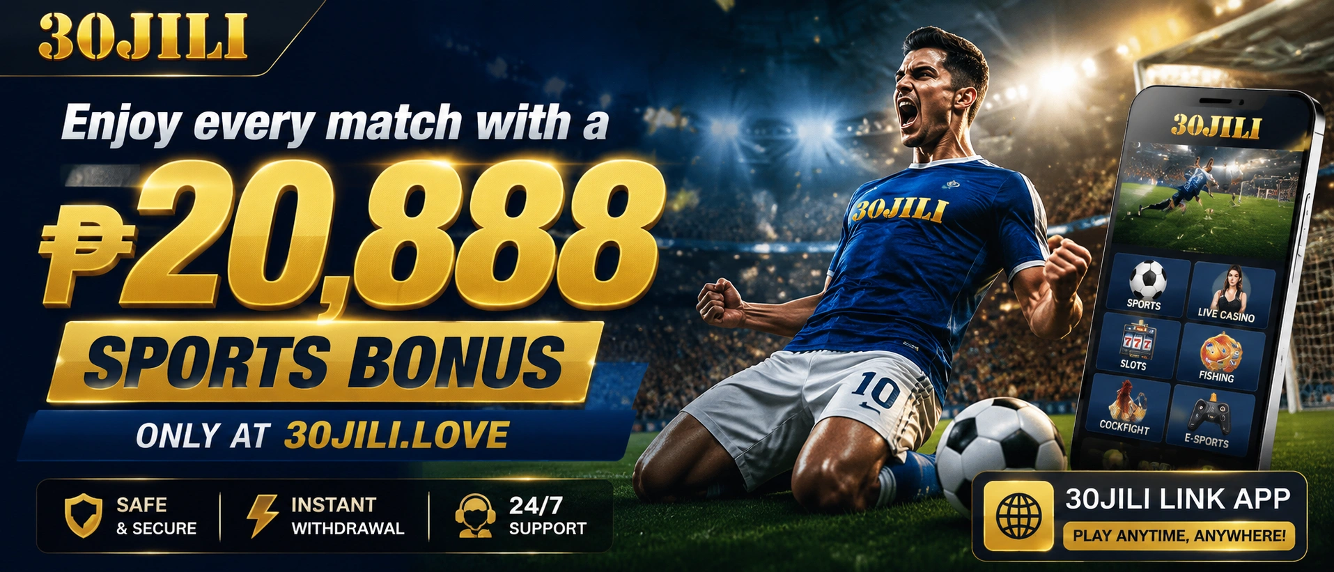 Sports betting hero visual for Filipino players